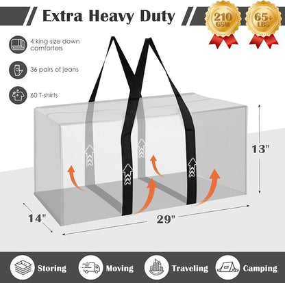 6 Pack Moving Bags Heavy Duty 210GSM - Image 2