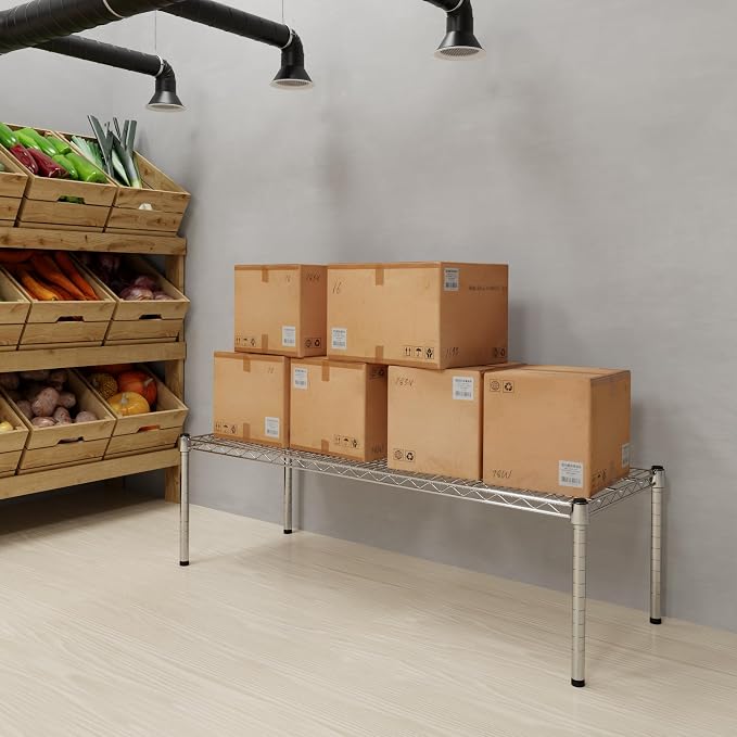18" Deep x 48" Wide x 14" Height Wire Shelving Kit | 1-Tier | NSF Commercial - Image 7
