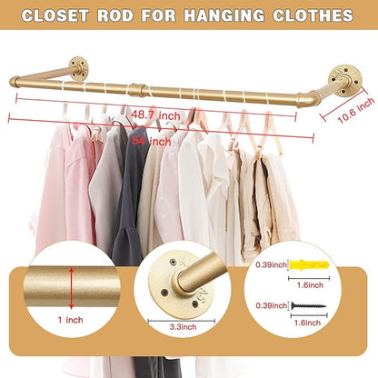 Gold Wall Mount Iaundry Drying Rack - Image 6