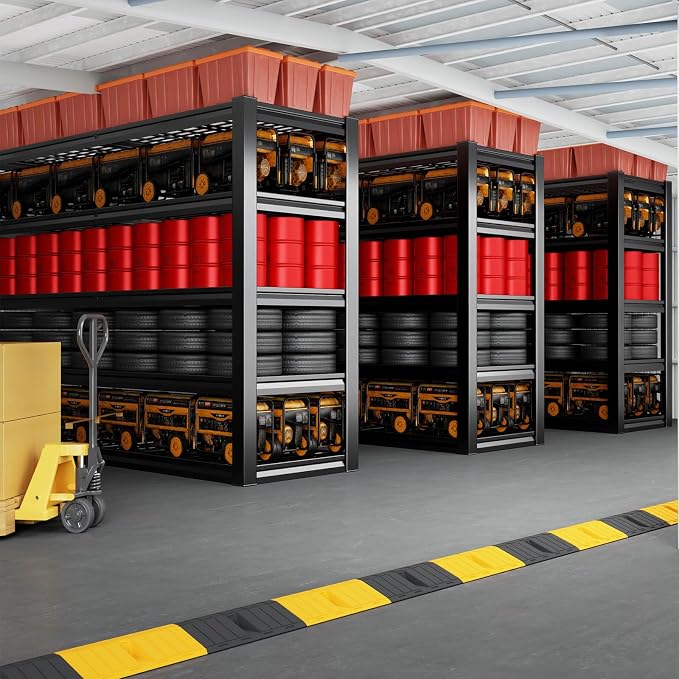 5-Tier Storage Shelves, Shelving Units Industrial Shelving - Image 8