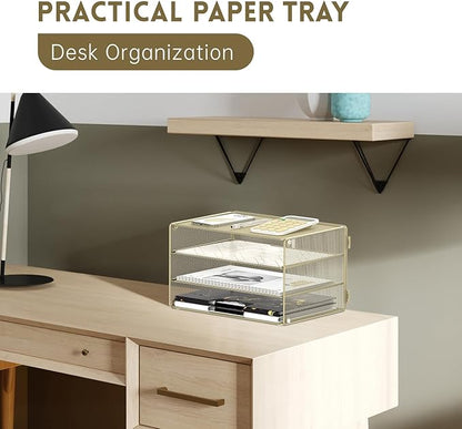 DALTACK 3 Tier Letter Tray Paper Organizer - Image 5