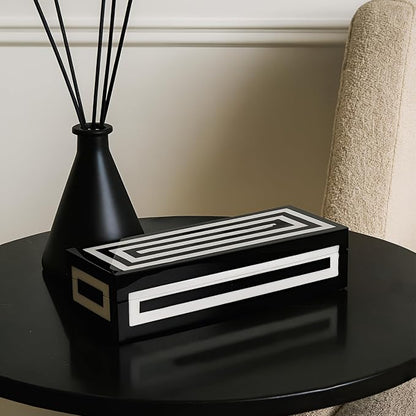Handicrafts Home Decorative Remote Holder Box 10x2.5 – Slim Organizer Box - Image 3