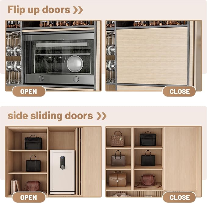 YJINGRUI Cabinet Pocket Door Slide 18 inch, Pocket Door Slides - Image 2