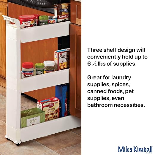 Miles Kimball Slim Storage Cart - Image 6