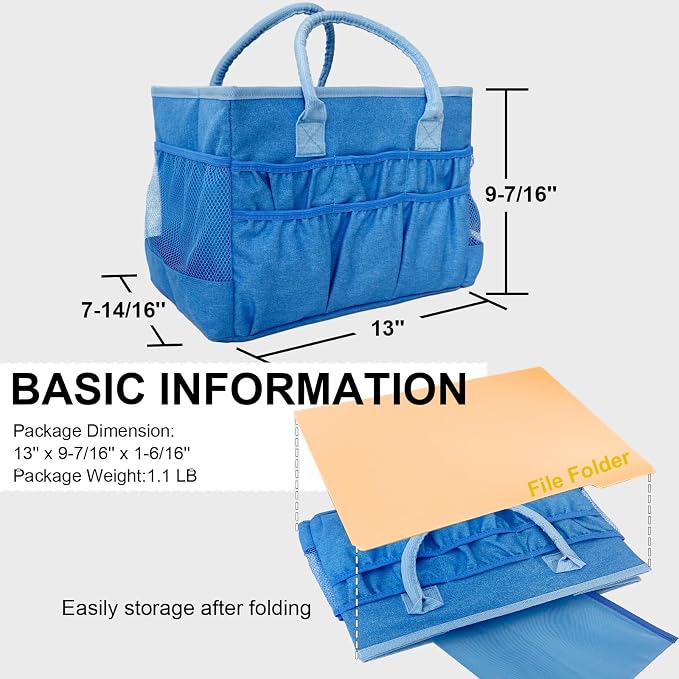 Cupohus Water-Resistant Art Organizer Tote Bag - Image 7