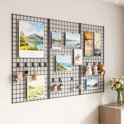 2' x 6' Black Gridwall Panels, Commercial & Home Wall Grid Display - Image 4