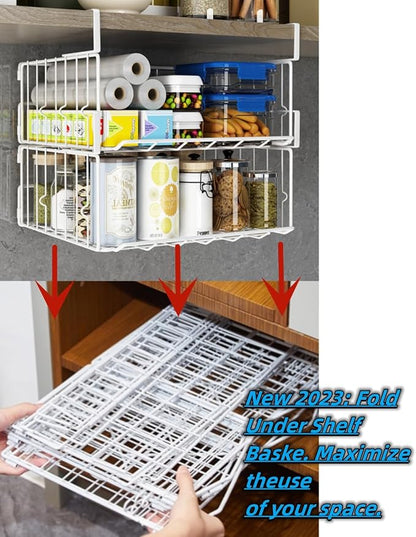 Under Shelf Basket Storage 2Pack - Image 4