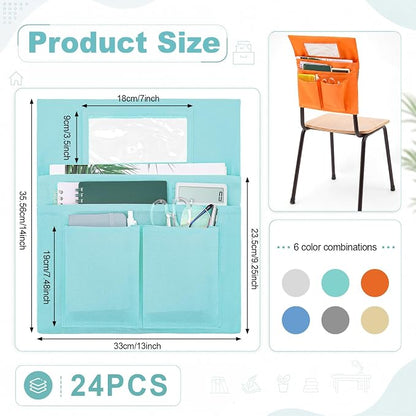 Remagr 24 Pcs Small Chair Pockets - Image 2
