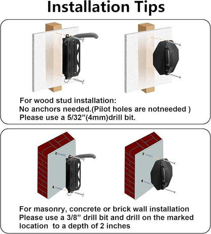 QAQ Swivel Bike Wall Mount, Vertical Bike Rack Garage Holds Up to 66lbs - Image 4