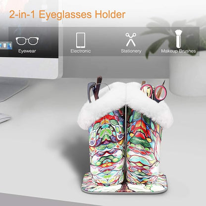 Fintie Plush Lined Double Eyeglasses Holder - Image 5