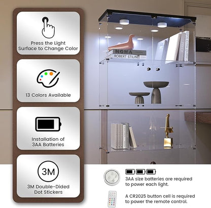 Beauty4U Glass Display Cabinet - Image 5