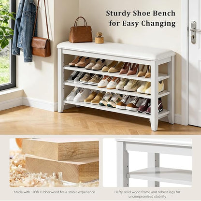 Taitiy Shoe Rack Bench Entryway Storage, Shoe Organizer Bench - Image 5
