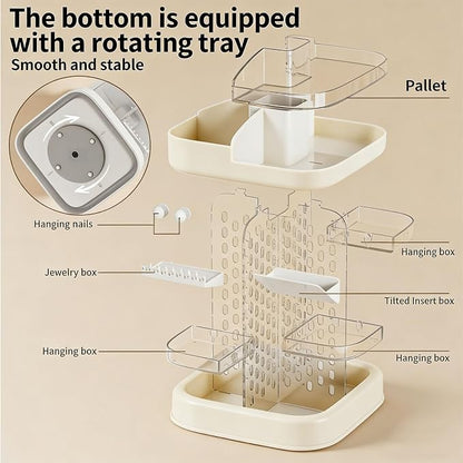 360 Spinning Rotating Makeup Organizer - Image 4