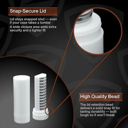 Slimline Coin CR2032 Battery Case, soft durable material - Image 4