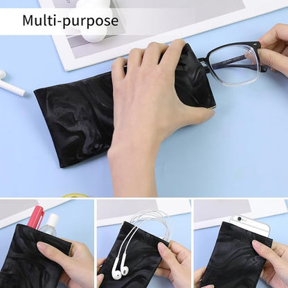 Double Eyeglass Case Soft Dual Glasses Case - Image 4