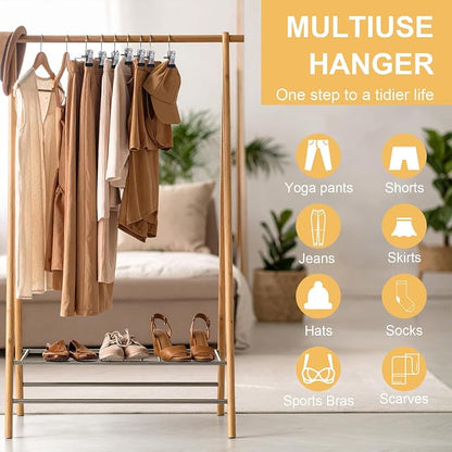 100 Pack Boot Hangers Clips for Closet, Heavy Duty Legging Organizer for Closet - Image 3