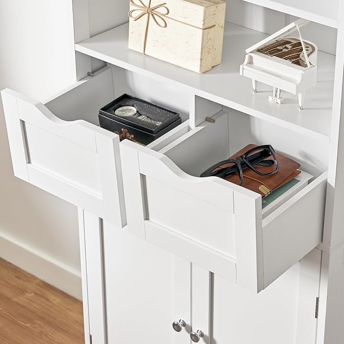 Iwell Tall Bathroom Cabinet, Storage Cabinet - Image 6