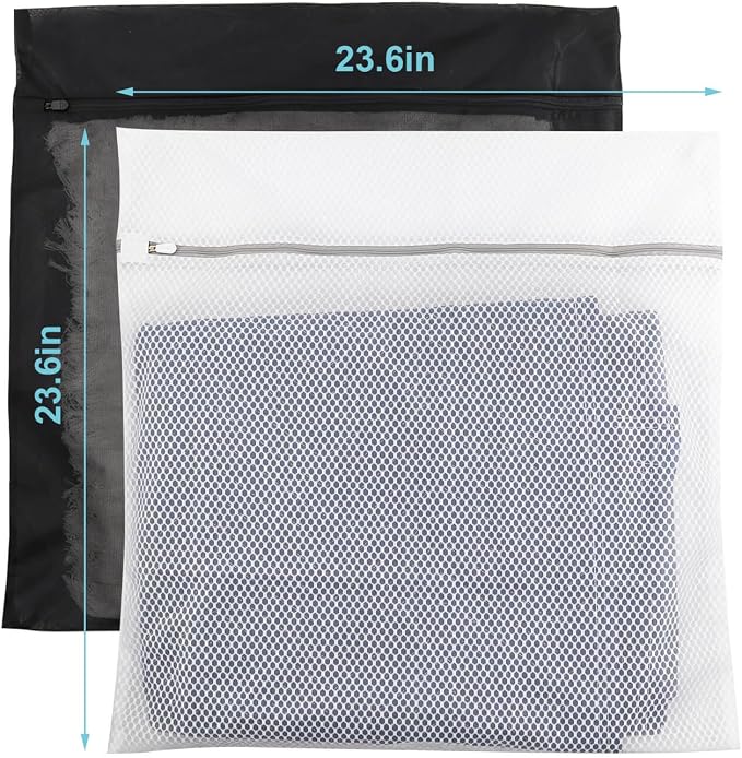 4Pack Mesh Laundry Bag Delicates Laundry Bag-Extra Large Durable Wash Bag - Image 2