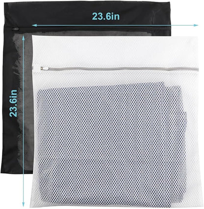 4Pack Mesh Laundry Bag Delicates Laundry Bag-Extra Large Durable Wash Bag - Image 2