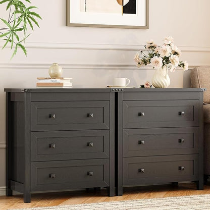 Dresser for Bedroom with 3 Drawers, 27.55" Wide Small Chests of Drawers - Image 6