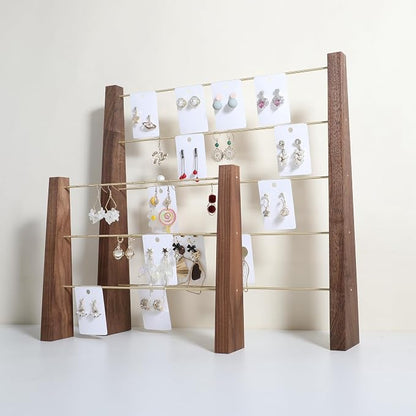 GemeShou 5 Tiers Walnut Earring display stands - Image 6