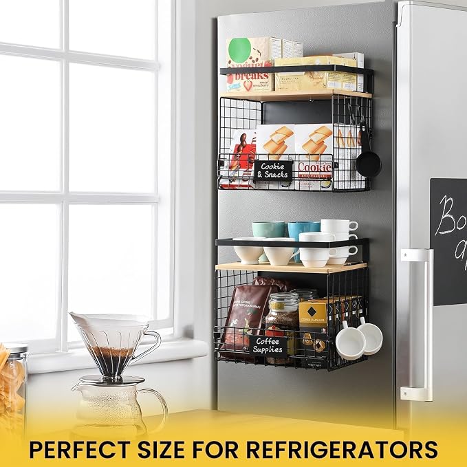 1 SET Strong Magnetic Shelf Basket - Image 6