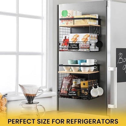 1 SET Strong Magnetic Shelf Basket - Image 6
