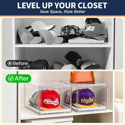 Ultra Clear Hat Organizer Drawer - Image 3