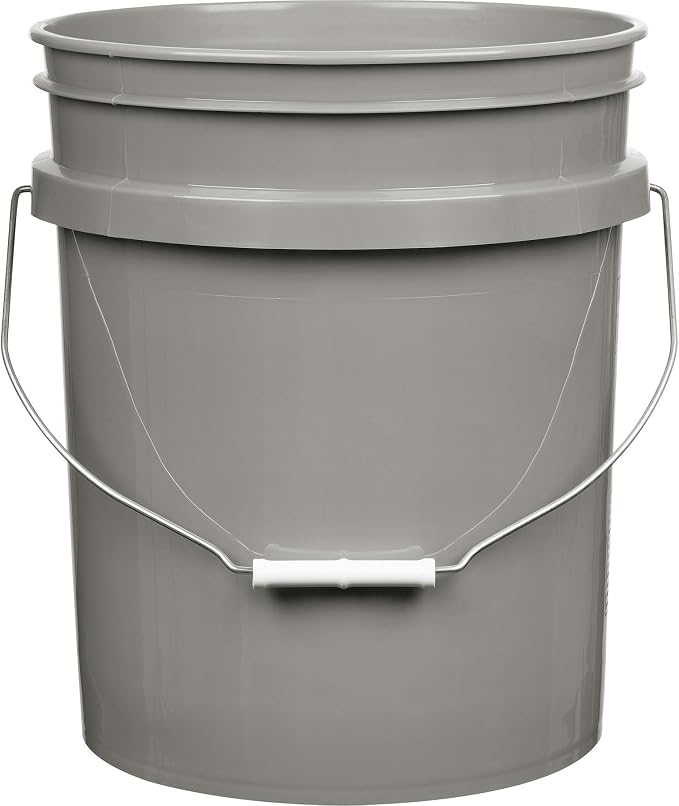 House Naturals 5 Gallon Food Grade Gray Bucket - Image 8