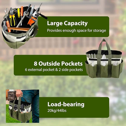 Garden Tool Bag Organizer, Tote Storage Bag - Image 6