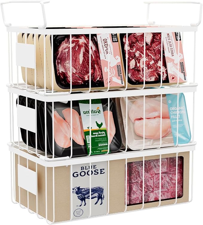 Freezer Storage Organize Baskets by Y.Z.Bros