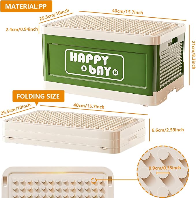 21L 22 Qt Folding Storage Box - Image 2