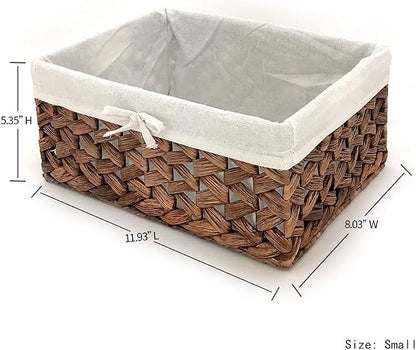 Rectangular Woven Seagrass Storage Bins - Image 2