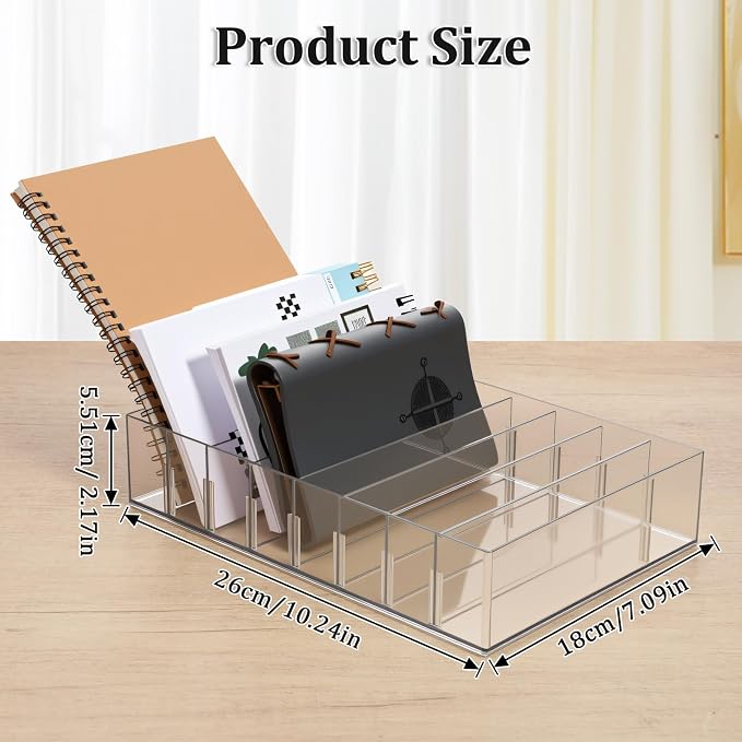2 Packs Mail Organizer Plastic Cash Tray - Image 2