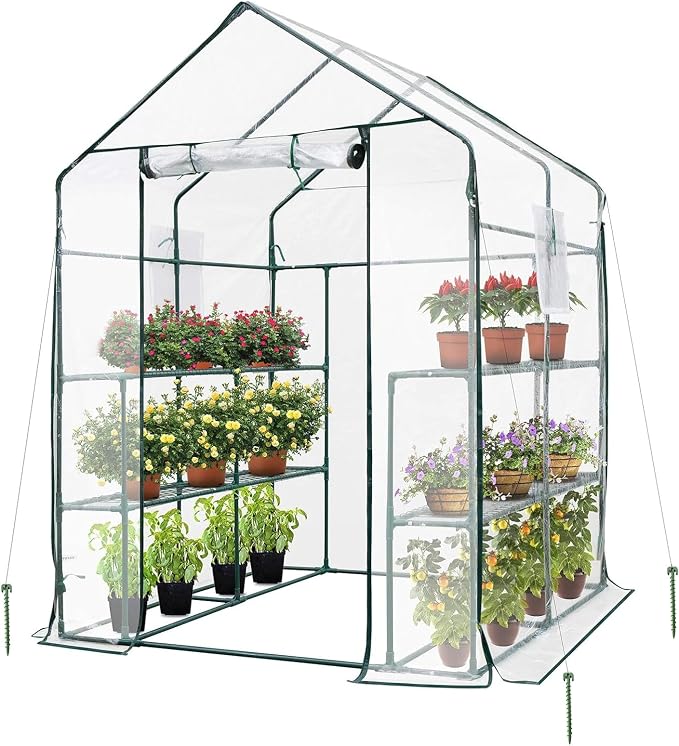 VIVOSUN 57x57x77-Inch Transparent Mini Walk-in Green House by Unknown