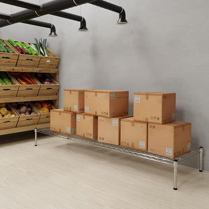 21" Deep x 72" Wide x 8" Height Wire Shelving Kit | 1-Tier | NSF Commercial - Image 2