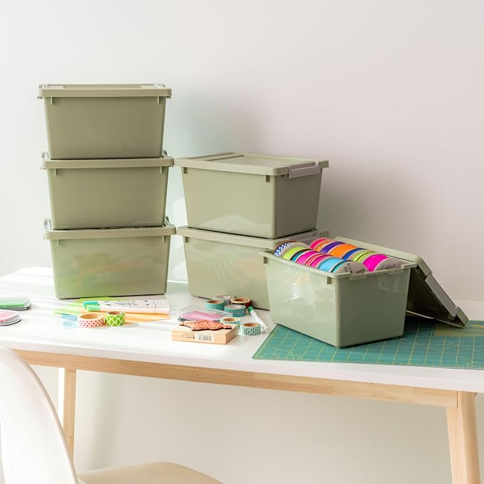 IRIS USA 4 Qt. Craft Storage Bins - Image 3