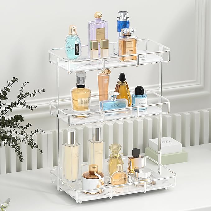 Bathroom Organizer Countertop Perfume Organizer Makeup Organizer Cosmetics by Dobbyby