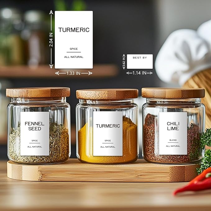 201 Spice Jar Labels - Image 2