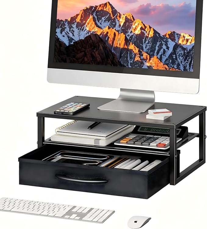 Ekisemio Metal Monitor Stand Riser by Ekisemio