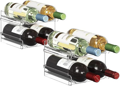 Lifewit Plastic Stackable Wine Rack by Lifewit