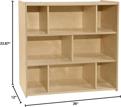 Contender - Birch 8 Cubby Storage Unit, Art&Craft Organizer - Image 2