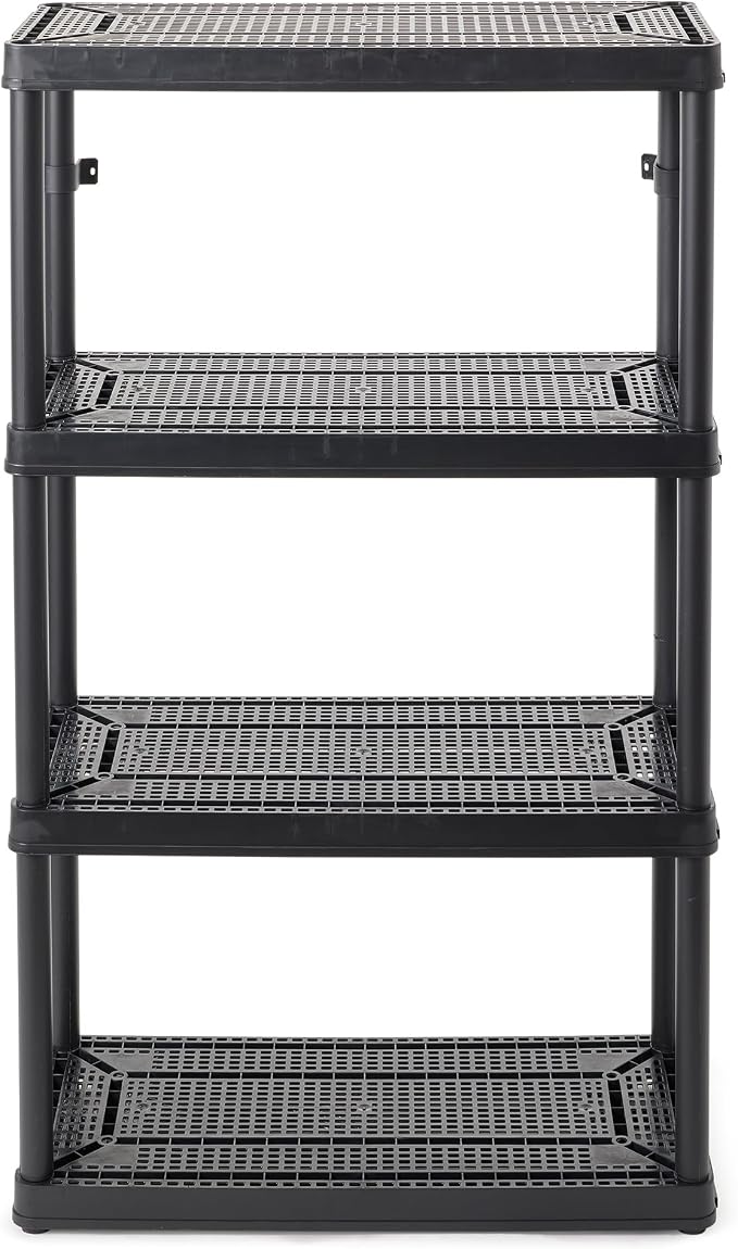 Gracious Living 4 Shelf Fixed Height Ventilated Medium Duty Storage Unit 14 x - Image 7