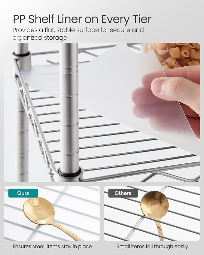 SONGMICS Storage Shelf, Bathroom Shelf - Image 4