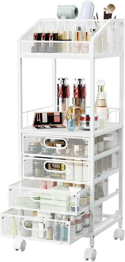 HapiRm Makeup Organizer Storage Cart by HapiRm