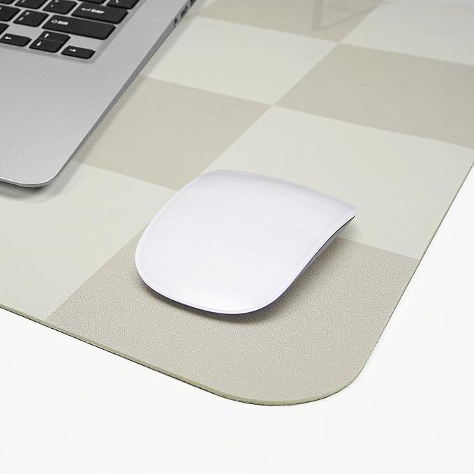 Non-Slip Desk mat, Leather Desk mat, Waterproof PU Leather Desk pad Protector - Image 4