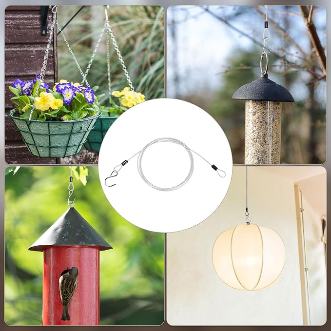 M METERXITY 2-Pack Bird Feeder Hanger - Image 7