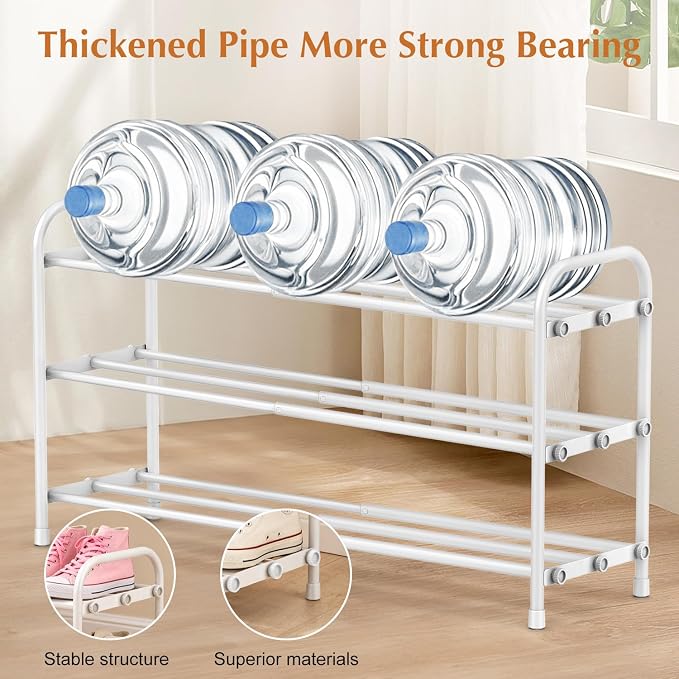 INSMART 3-Tier Expandable Shoe Rack, Stackable and Adjustable Shoes Organizer - Image 8