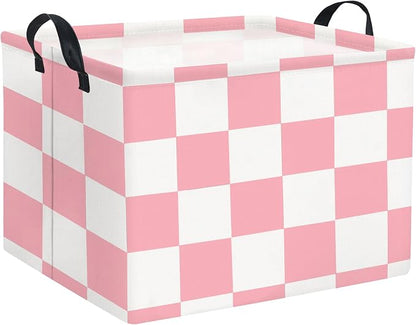 Rectangular Storage Basket for Home Kitchen Girls Cute Storage Bin Organizer by TIBAOLOVER