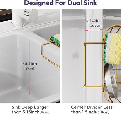 SWTYMIKI Sponge Holder for Kitchen Sink - Image 2